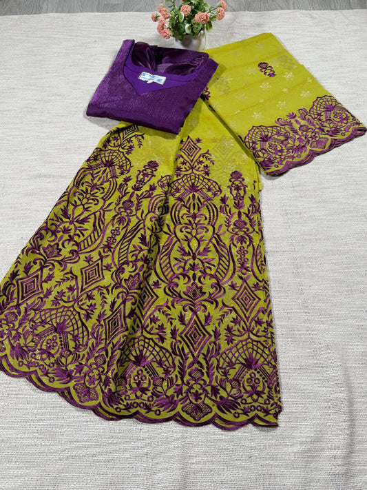 Salouva vert + motif violet (avec Pena)