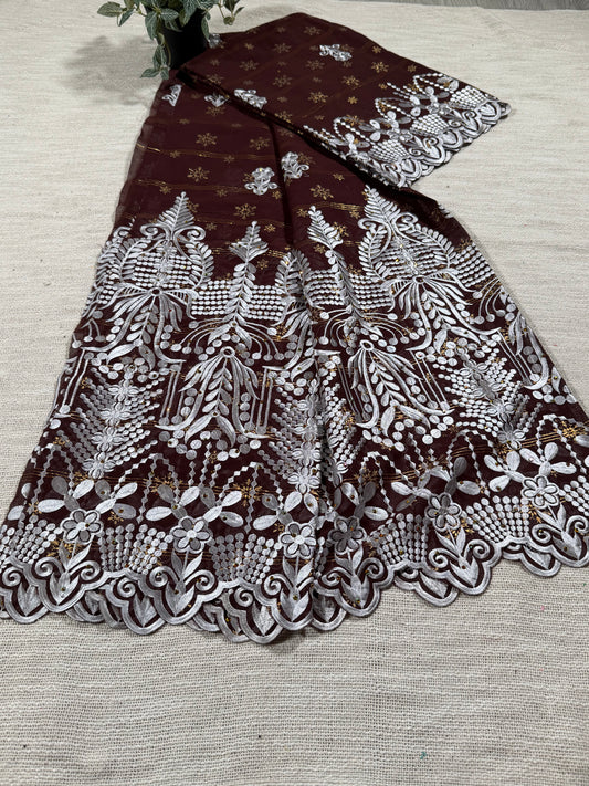 Salouva marron + motif gris (avec Pena)