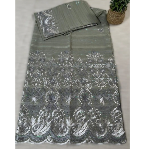 Salouva gris avec motif gris avec Pena