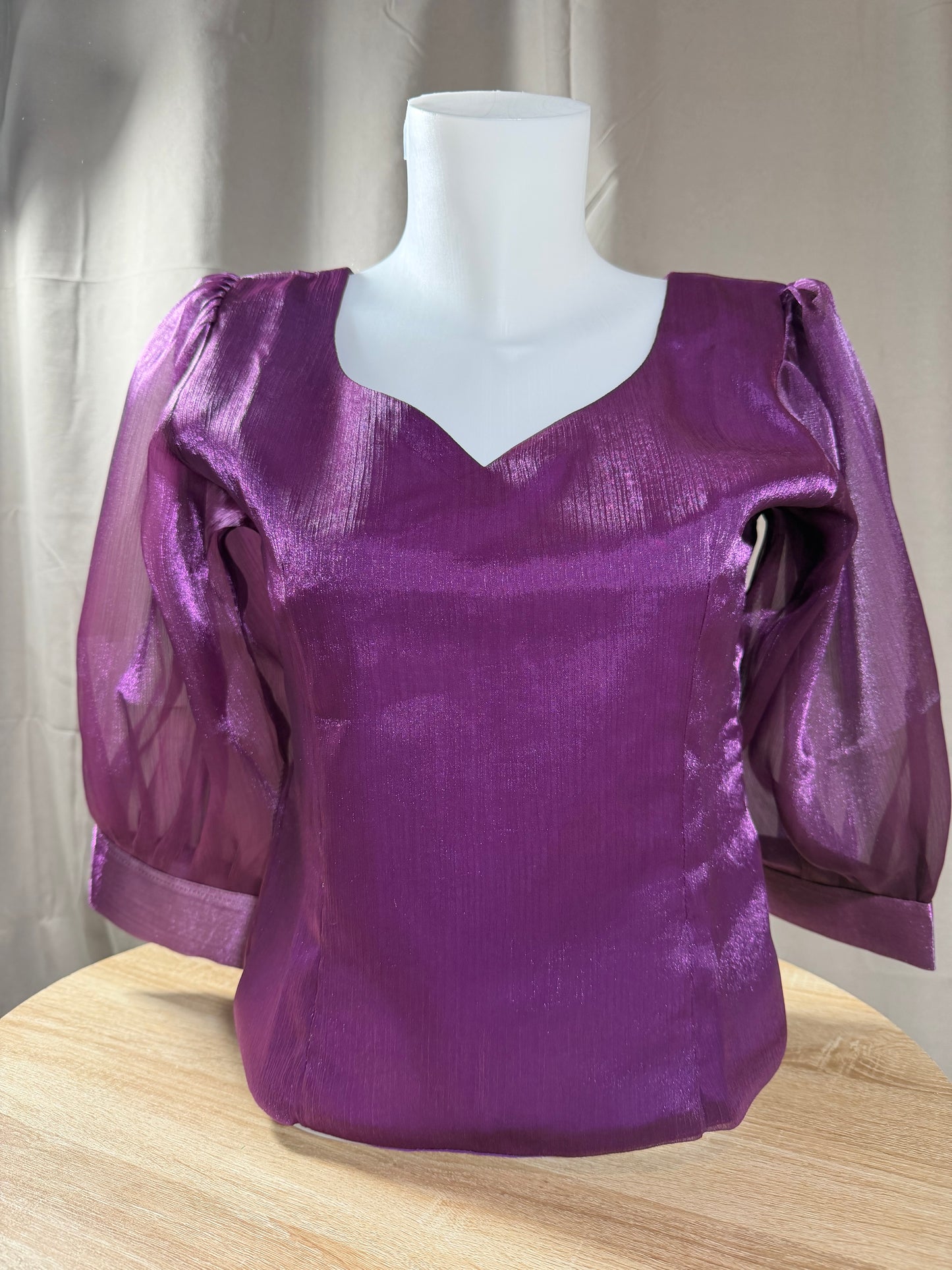 Body organza violet