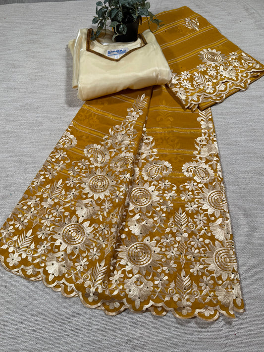 Salouva marron + motif beige (avec Pena)