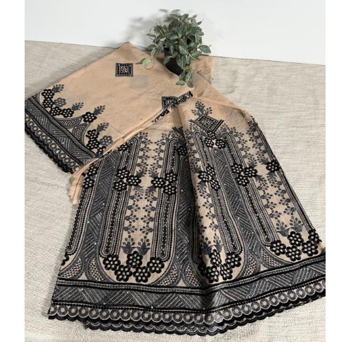 Salouva beige + motifs noir (Avec Pena)