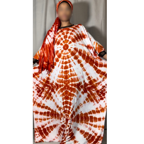 Boubou blanc | orange