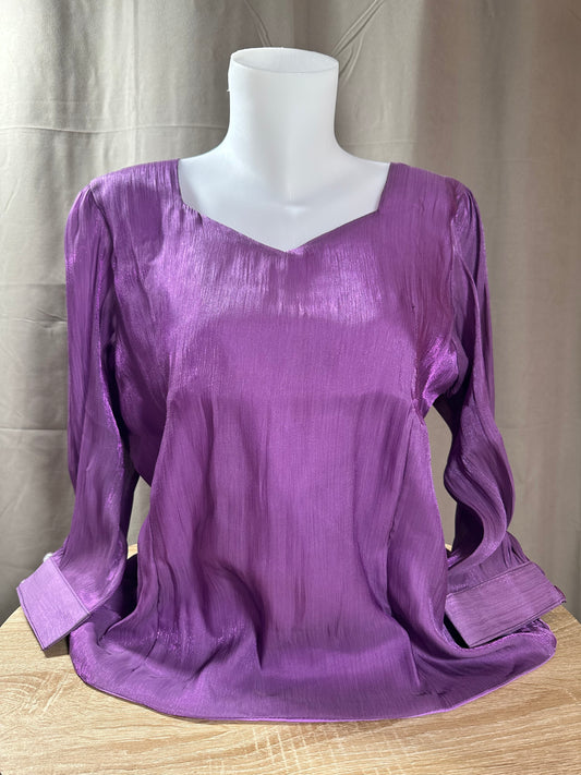 Body organza violet clair